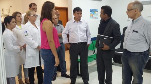   												Wellington Dias visita UPA Sarandir, PR						 (Foto:Redao CCom)					