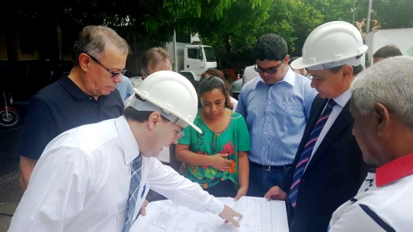   												O projeto inclui restaurao de toda estrutura, cobertura, impermeabilizao, pavimentao e revestimento da central. 						 (Foto:Ascom Secult)					