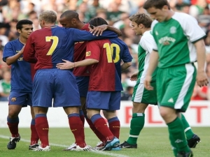 O primeiro jogo de Messi com a camisa 10 do Barcel