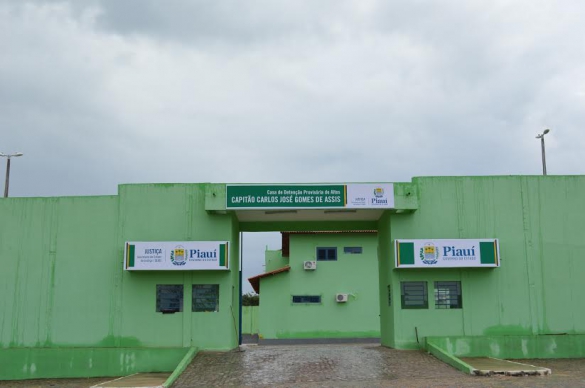   												A Casa de Deteno Provisria Capito Carlos Gomes, em Altos.						 (Foto:Ascom Sejus)					