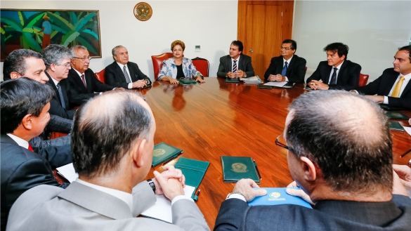   												Reunio dos governadores do Nordestes com a presidente Dilma Rousseff						 (Foto:Roberto Stuckert Filho/PR)					