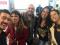Famosos se encontram em voo e celebram coincidncia com fotos.