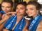 Natasha Poly, Irina Shayk e Natalia Vodianova torcem pela Rssia.