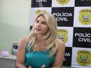 Delegada Nathalia Figueiredo, do Ncleo de Feminic